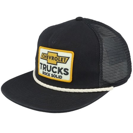 American Needle - Negro trucker Gorra - Chevrolet Wyatt Black Trucker @ Hatstore