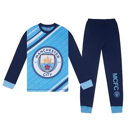 Manchester City FC Pojkar Ederson M. 31 Lång Pyjamas Set 9-10 År