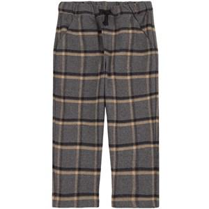 My Little Cozmo Ian Plaid Trousers Grey 3 Years - Bottoms - 3 years - Grey - Junge