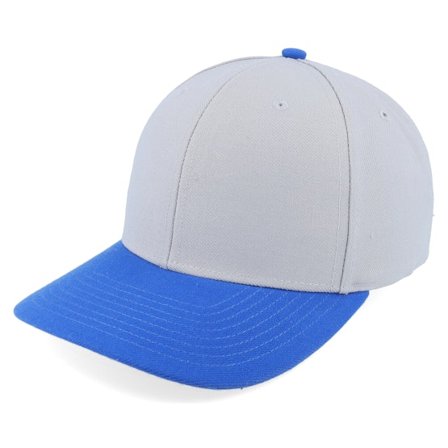 Richardson - Grau adjustable Cap - 514 Combination Grey/Royal Adjustable @ Hatstore
