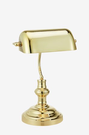 Markslöjd - Bordlampe Bankers 42cm - Messing - Bordlamper - Fra Homeroom