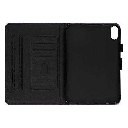 Housse iPad Mini 2021 - Apple - Lila - Glitter - Video Stöd - Kortfack