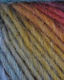 Garn Pretty Print 100g Regnbågsfärgad - Gjestal Garn