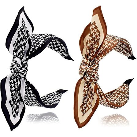 2 stk. Båndknyttede Pandebånd til Kvinder Piger Sjal Knude Pandebånd Vintage Gave