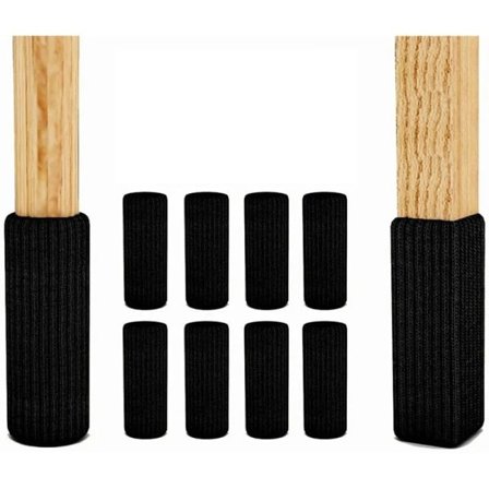 8 stykker strik stol ben betræk bord fod sokker skridsikre gulv beskyttere pude anti-støj stole sokker til møbler indretning