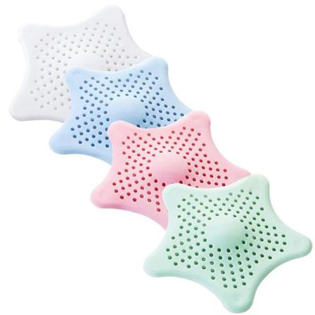 Avloppshålsfilter I Silikon - 4-pack Multifärg