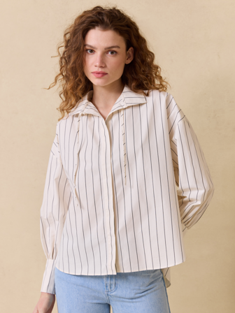 Jean Paul - Helena skjorte - Dame - Hvit - Skjorter & Bluser - XXL