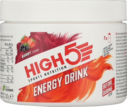 High5 Energy Drink Powder Berry 330g, Sport & Velvære, Protein & Energi, Energidrikke