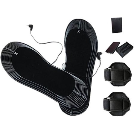 Lämpenevät sisäpohjalliset, ladattavat, pitävät jalat lämpiminä talviulkoiluun ja metsästykseen