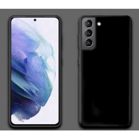 Samsung Galaxy S21 Skal - Silikon Mikrofiber Svart
