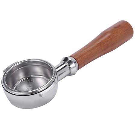 58mm rostfritt stål kaffemaskin e61 baslös filterhållare kaffebottnlös handtag kaffeskopa