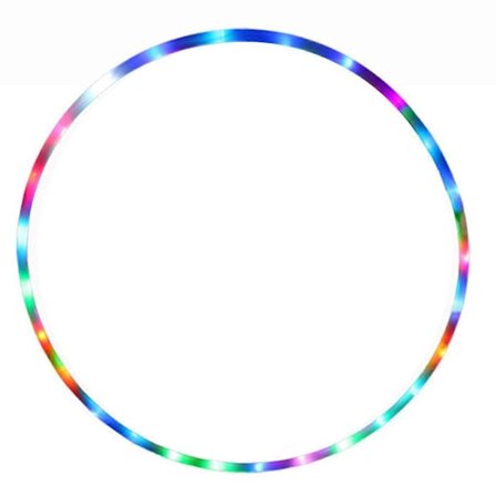 60/70/80/90cm Blinkende Træningshulahopring Skinnende Glødende Legetøj Tab Dig Hulahopring