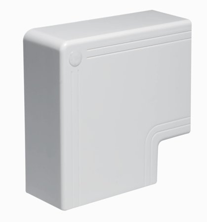 Schneider Electric 5427185 L-stykke 60 mm, 90°, hvit 120 x 60 mm, Installasjonsmaterial