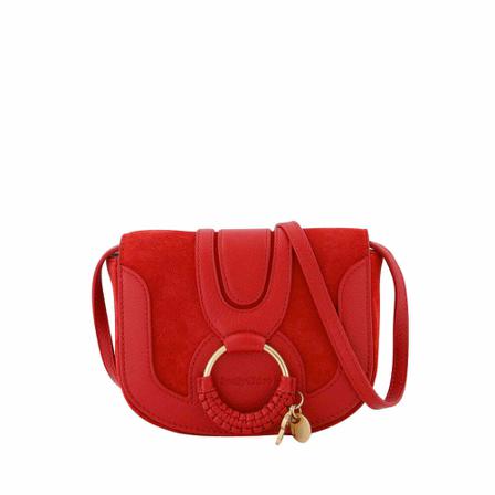 See by Chloé, Hana Mini Bag Czerwony, Kobieta, Rozmiar: ONE Size