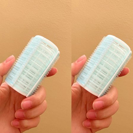 Hair Rollers Fluffy Hair Clip GREEN M