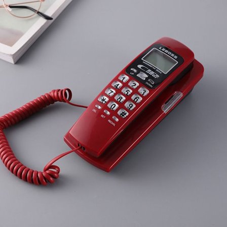 Telefon med ledning Telefon HVID