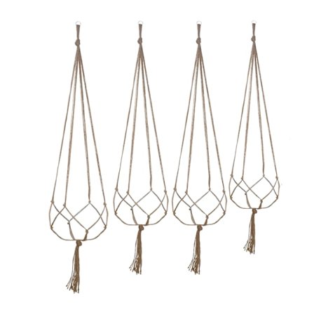 Plant Hænger, Makrame Plant Hængere Indendørs, Makrame Plant Hængere, Makrame Hængende Plantekasser, Makrame Plant Hængere, Hængende Plantekasser til 