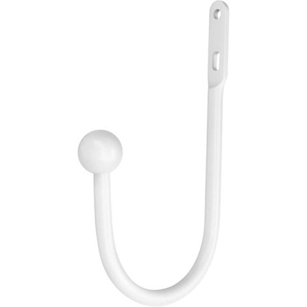 16CM aluminiumlegering vit krok gardintyg metallkrok gardin