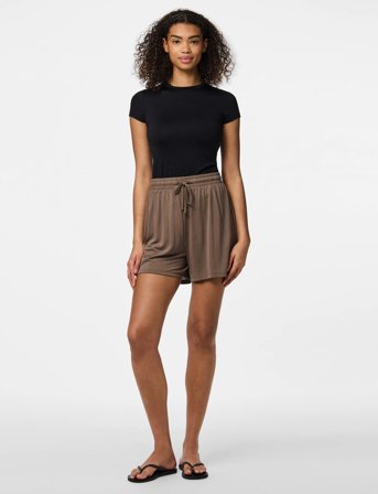 Pieces Pcanora Hw Shorts Jrs Noos Bc - Brown - XS