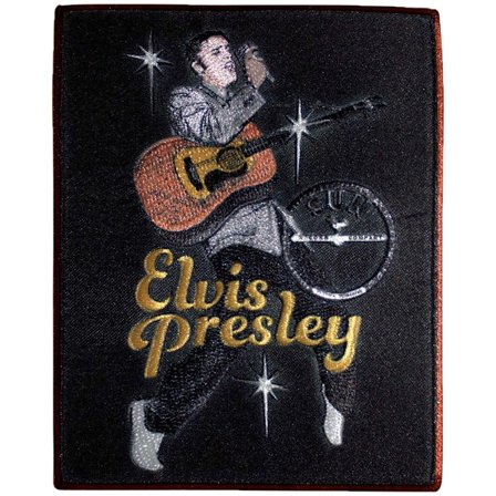 Elvis Presley Mic Strykapplikation One Size Svart