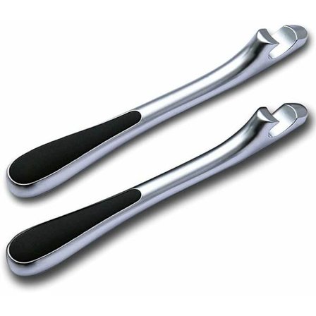 Sinkkiseoksesta valmistettu pullonavaaja liukumattomalla ABS-kahvalla