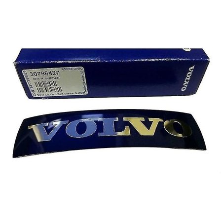 Volvo S60 V60 Xc60 Front Grill Badge Emblem Metal Mærkat Ægte 30796427 (FMY)