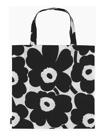 Marimekko Home Pieni Unikko Bag 44X43Cm - Black - 44X 43CM