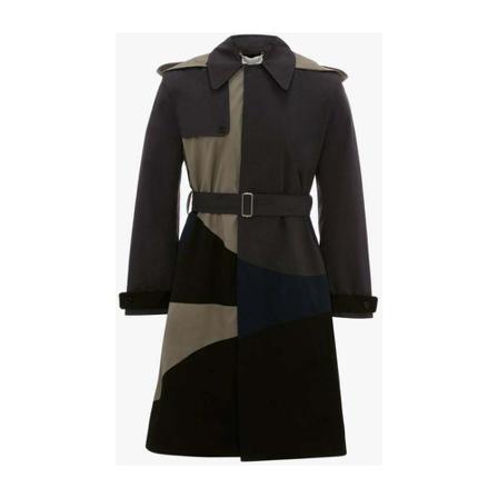 JW Anderson Belted Coats Sort, Herre Frakker