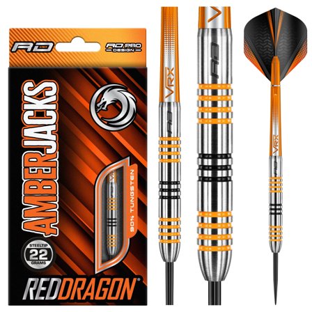 Amberjack 3 Steel Tip Darts | Red Dragon Darts