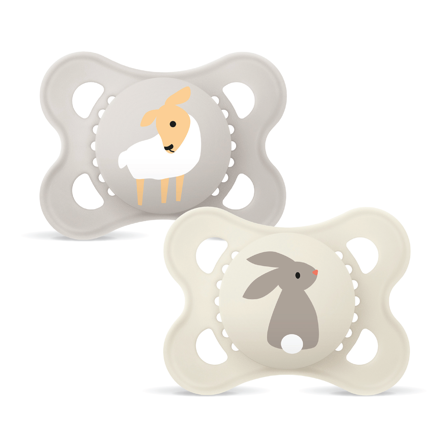 MAM Original Smokk, 0-6 mnd, grønn/beige, 2 stk.