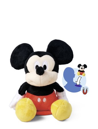 Mickey Mouse Disney Musse Pigg, Magnetisk Axelkompis (12 Cm) - Multi/patterned - 12 CM