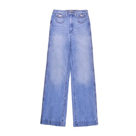 Re/Done, Wide Jeans Blauw, Dames, Maat:W26