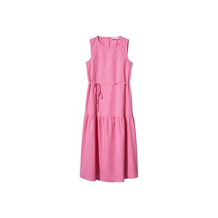 Mango Blommigt broderi klänning rosa, Dam Klänningar, Dam, Storlek: M