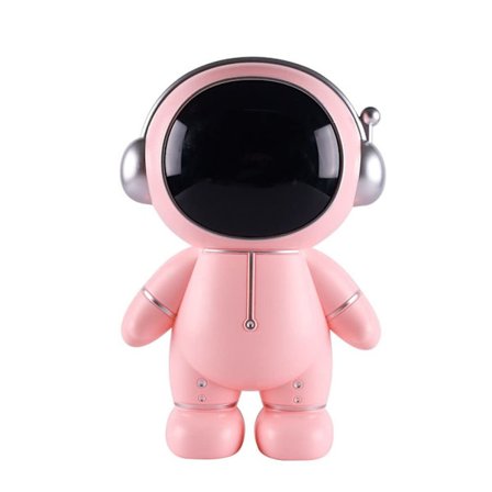 Astronaut Spargris, Rymdman Modell Spargris, Lämplig för Pojkar Flickor Barn Leksaker Förvaringsburk Prydnad Rumsdekoration (Rosa) Rosa