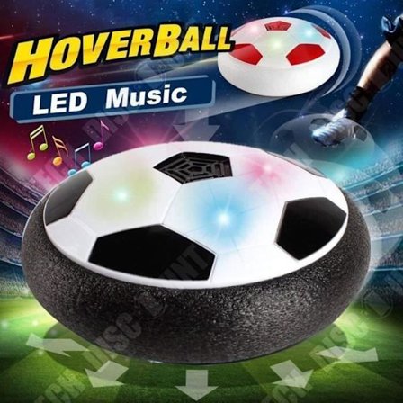 TD Air Power Soccer Ball Barnfotbollsleksak Fotboll Air Power Ball Julklappsboll med färgglad LED-belysning