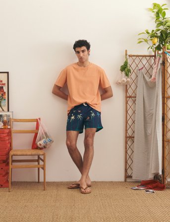 Maison Labiche Maillot Sun Palm - Navy - S