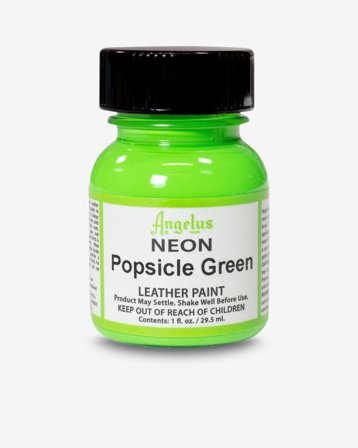 Angelus - Neon Leather Paint - Popsicle Green