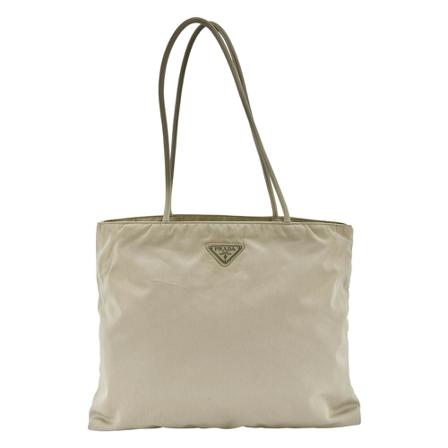 Prada Vintage, Pre-owned Tote Beige, Dames, Maat:ONE Size