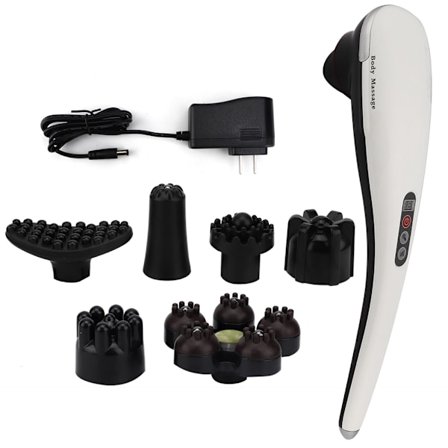 Elektrisk massasjeapparat, trådløs, oppladbar, for helsepleie og vibrasjonsmassasje