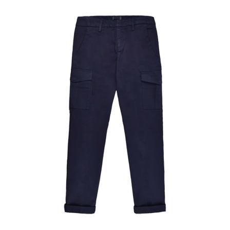 Dondup, Tapered Trousers Blauw, Heren, Maat:W30,Katoen