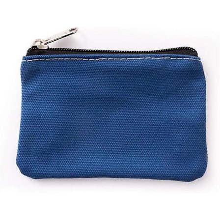 Liten Canvas Myntplånbok Plånbok Zip-Väska Pengapåse Väska för Kvinnor Män Barn