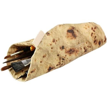 Kreativ Tortilla Penn Pennal Etui Morsomt Burrito Skriveutstyr KLB