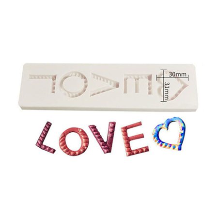 Roshjärta Läpp Silikonformar för Ljustillverkning Tvål Choklad Fondant Tårta