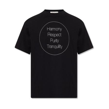Undercover Printed T-shirt , Zwart , Heren , Maat: S