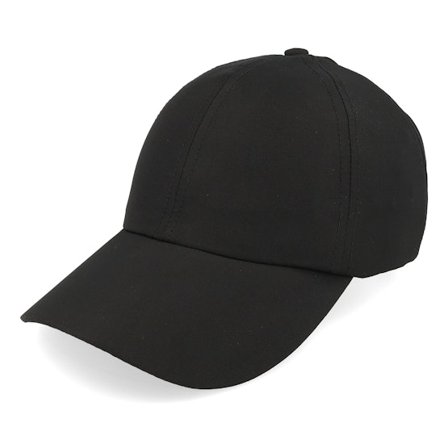 Beechfield - Zwart unconstructed Cap - Performance Ponytail Cap Black Dad Cap @ Hatstore