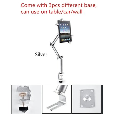 Tabletthållare Skärmfäste Bord Säng Skärm Ledad Hållare Bil Väggfäste Vikbart Datorskärmsstativ iPad Pro Surface~05770