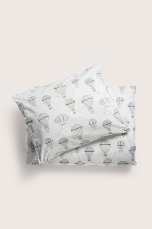 Newbie | Kuviollinen vuodevaatesetti 150 x 200 | Luonnonvalkoinen
