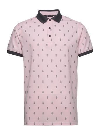 Mens Dower Polo Polos Short-sleeved Multi/mønstret Abacus