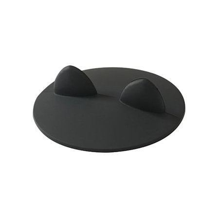 2st Universal Silikonkopp Lock Läcksäker kaffemugg SVART