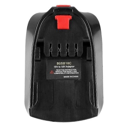 Adapterkonverter BOSB18C Brug Kompatibel Bosch 18V Li-Ion Batteri BAT618